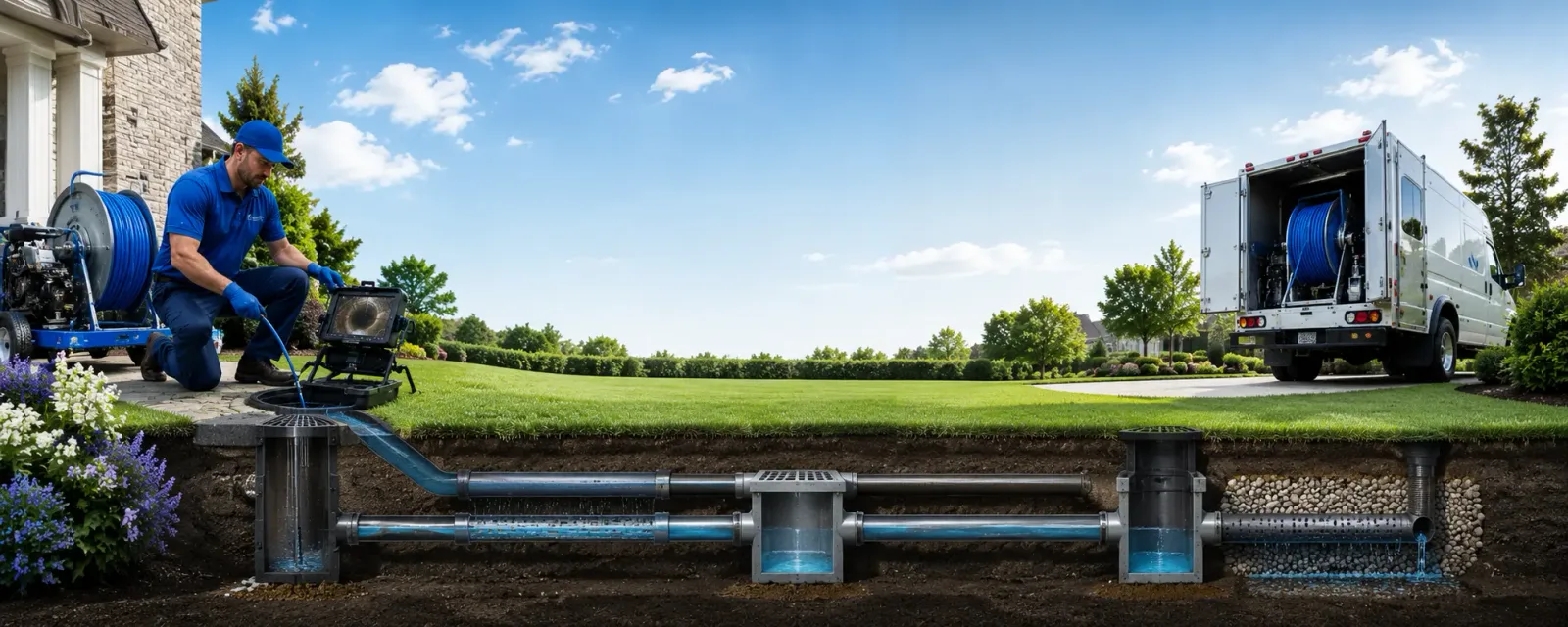 Outdoor drain cleaning information for Hollister, NC